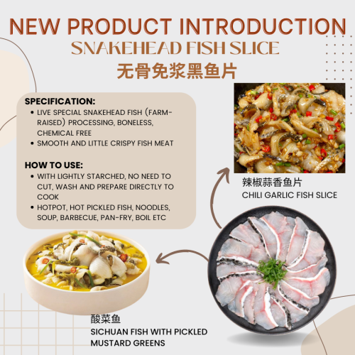 SFFR60007 [SNAKEHEAD SLICE 250G] FROZEN SNAKEHEAD SLICE 250G